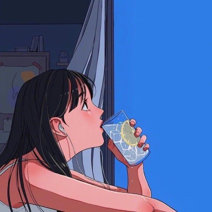 女生头像:星星说它累了,让我别许愿了