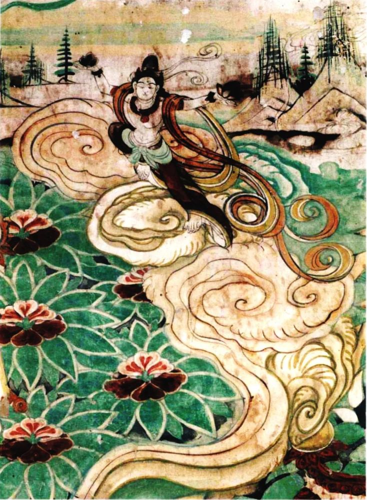 谈敦煌壁画临摹中的白描画稿节选