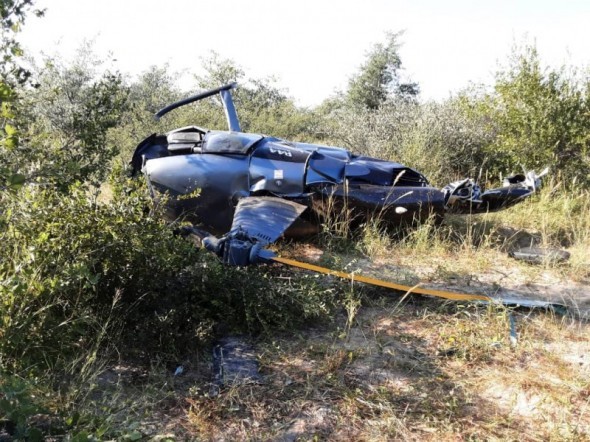 据报道表示,事故飞机是一架四座直升机,出事地点是在博茨瓦纳奎嫩区的