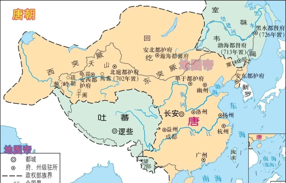 唐朝为何设四个大都督,都在哪里?