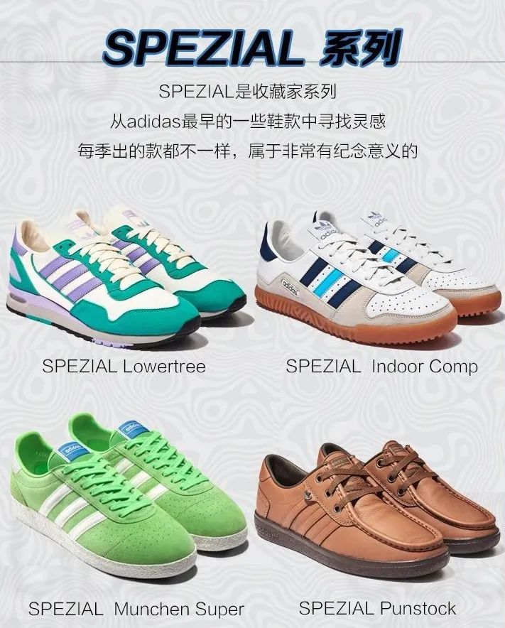adidas阿迪达斯全系列鞋型大汇总(三叶草篇)