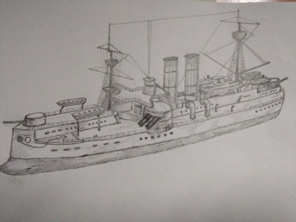 金刚级战舰晾床单,炮管旁边晒衣服!这是日本海军必败的标志?