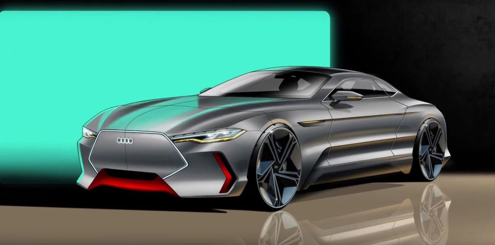 奥迪a9etron概念车新的设计未来旗舰级电动汽车