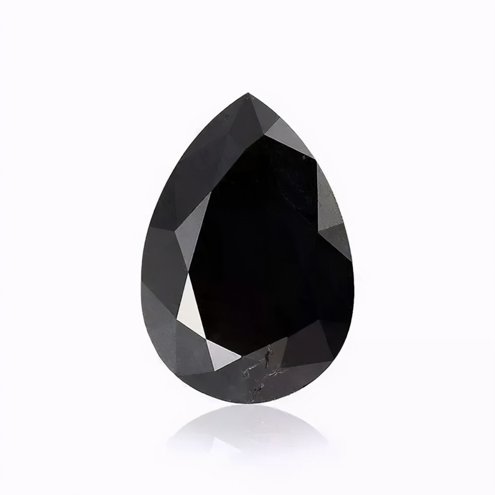 【宝石科普】圆粒金刚石(carbonado)即黑色钻石,其颜色可能因为其为