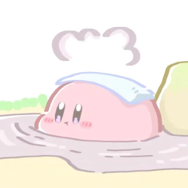 头像 背景图:星之卡比,可爱到爆炸*^_^*