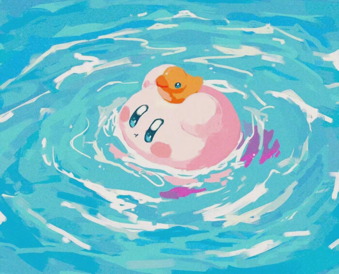 头像 背景图:星之卡比,可爱到爆炸*^_^*