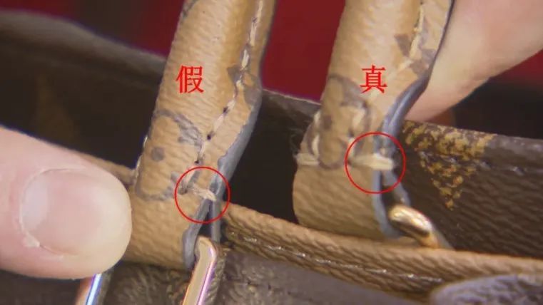 3,正品用线厚实;假冒产品用线单薄,走线不平整.