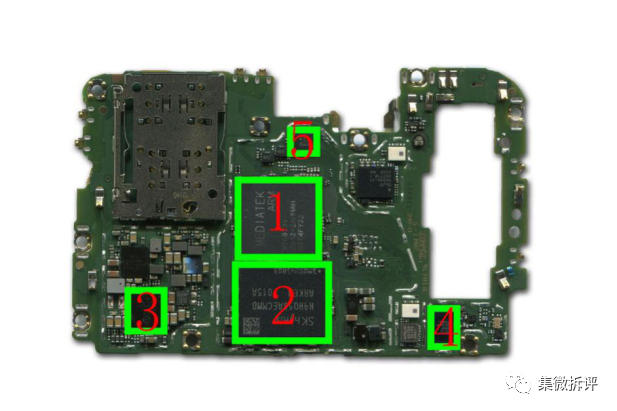 华为畅享z 5g手机拆解