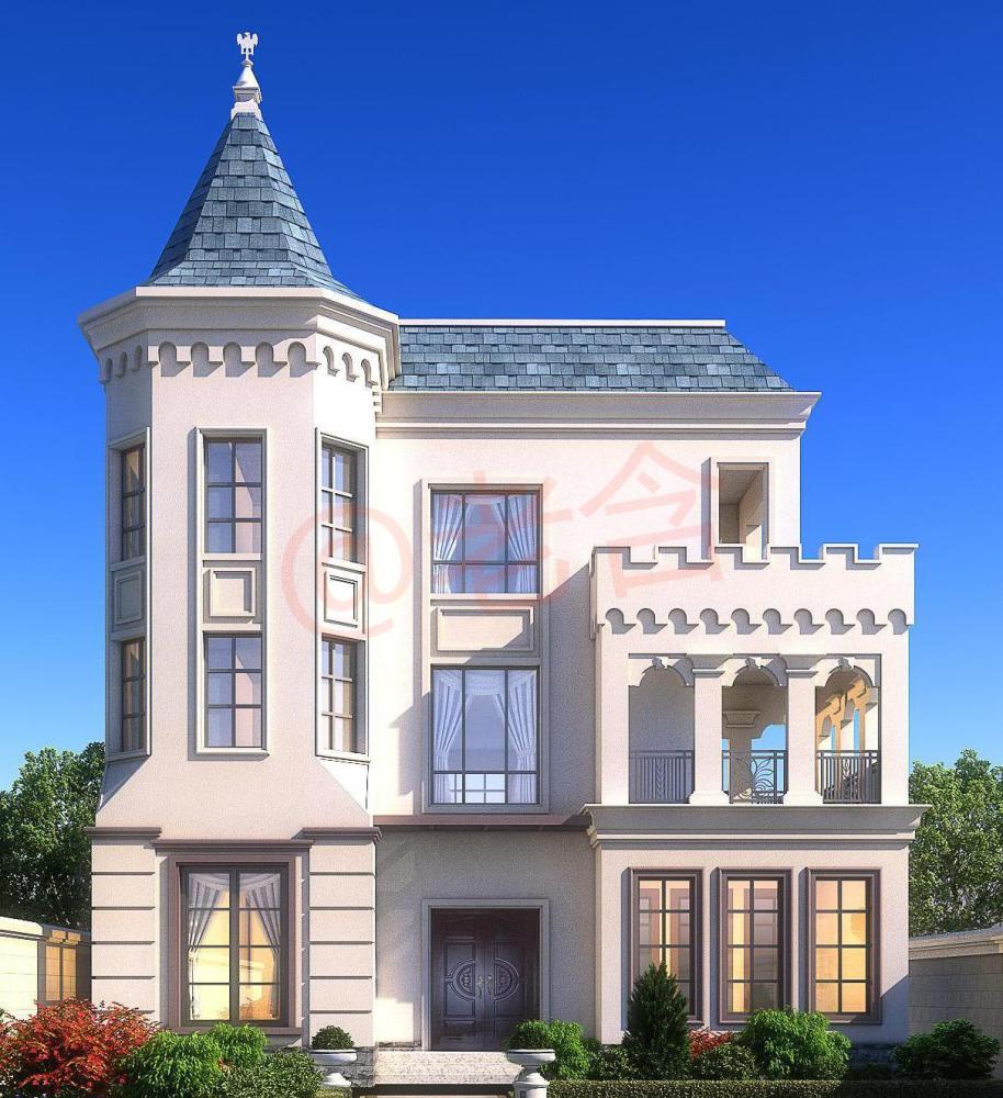 花25万在老家为媳妇自建一栋城堡别墅,完成她的"公主梦"