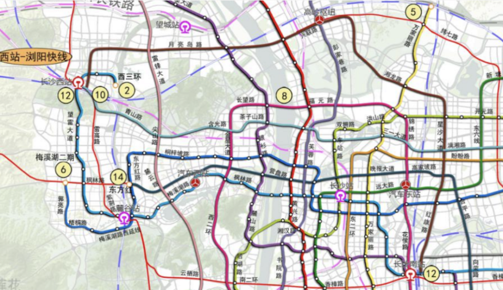 最新回复长沙地铁12号线走势曝光