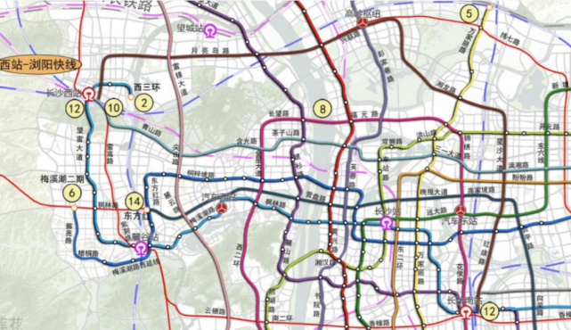 最新回复,长沙地铁12号线走势曝光!