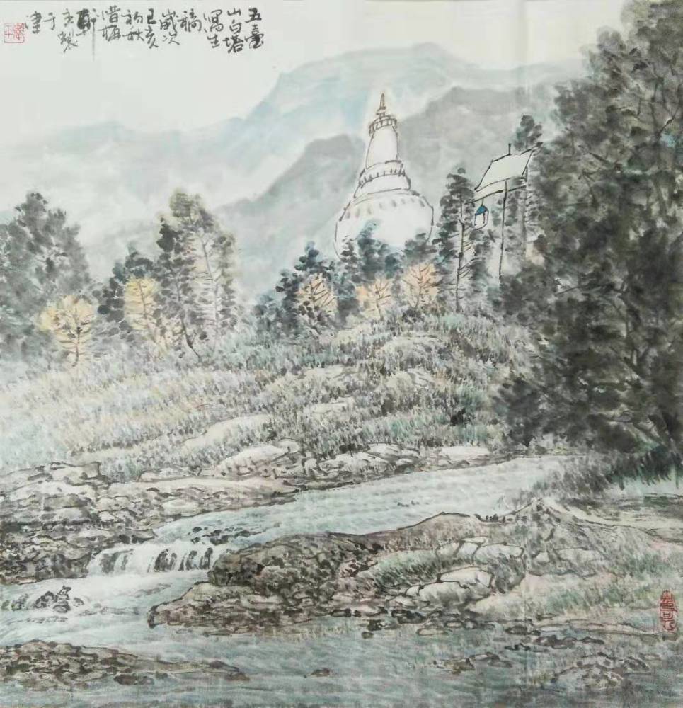 中国画李平老师作品欣赏