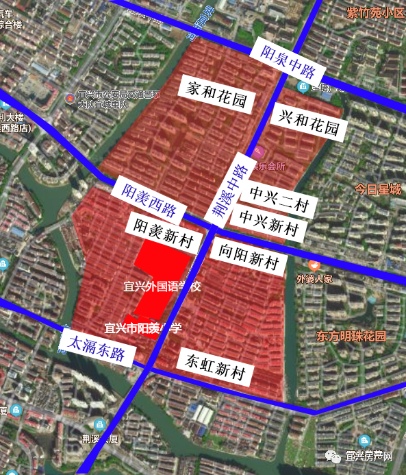 2021宜兴学区房划分图,2020宜兴学区房划分图 宜兴各区域学区划分情况汇总!还有周边小区房价