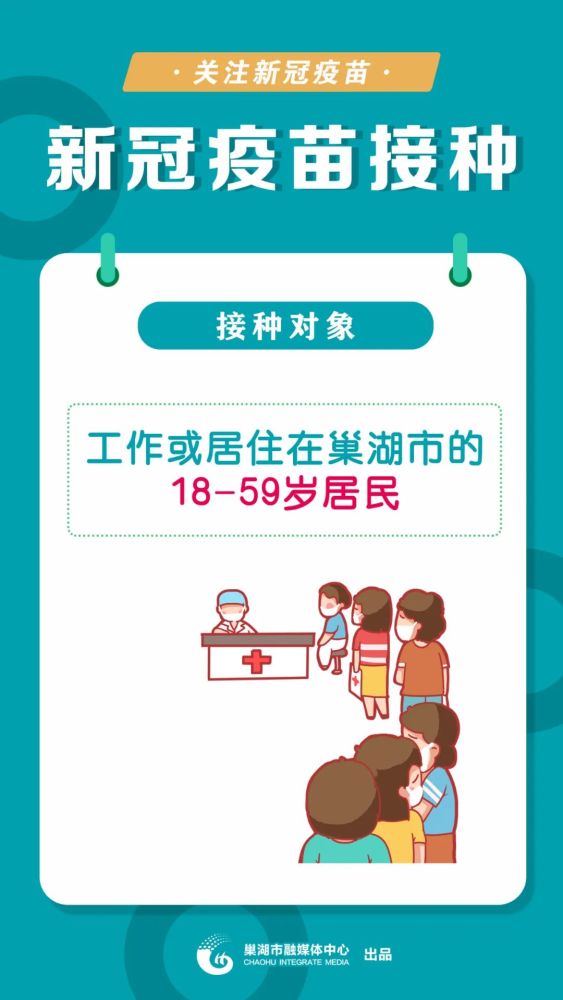 全民免费巢湖全面开放新冠疫苗接种接种点公布