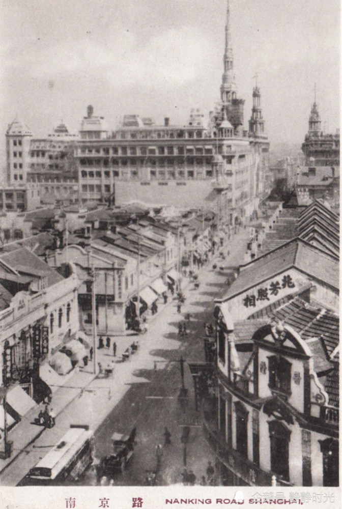 老照片:这是1920年代的上海,那时的这里就是繁华的大都市