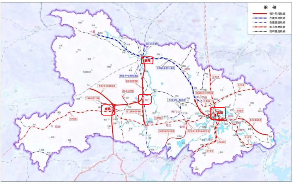也非常期待宜昌至襄阳的支线高铁建设,形成真正的"汉宜襄"高铁环线