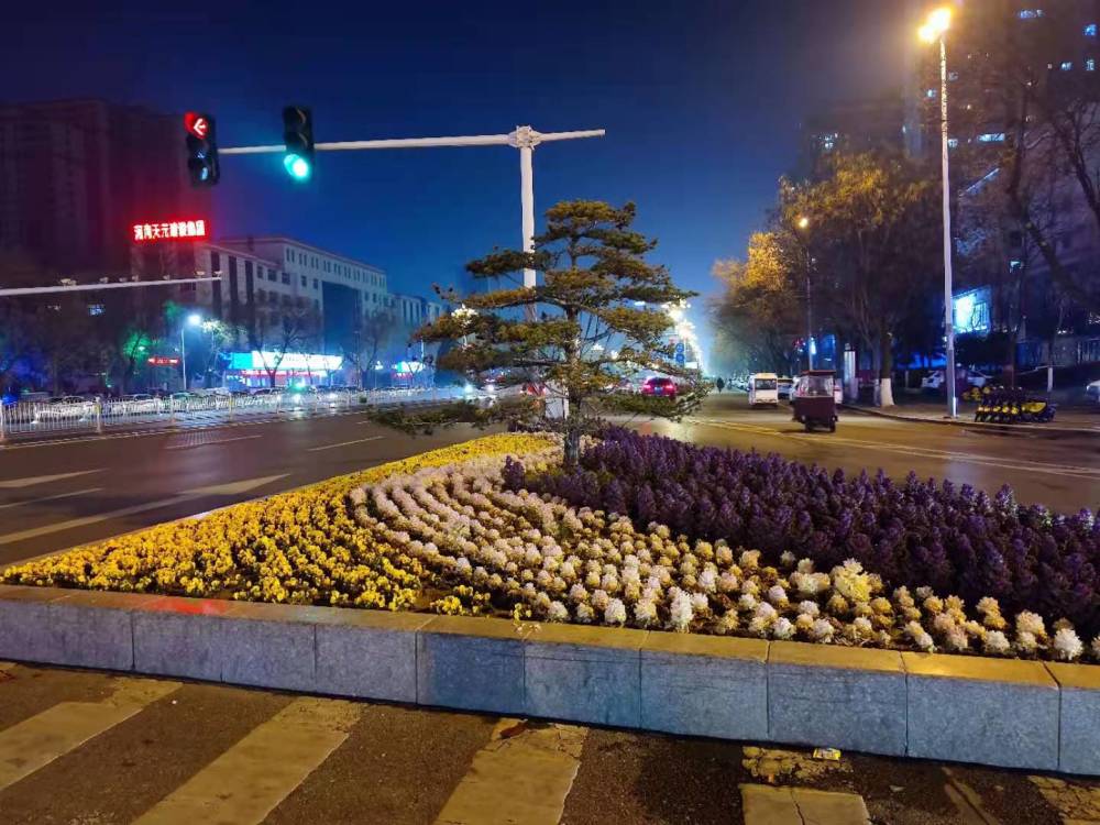 商丘夜景 飘逸靓丽 美丽无限_腾讯新闻