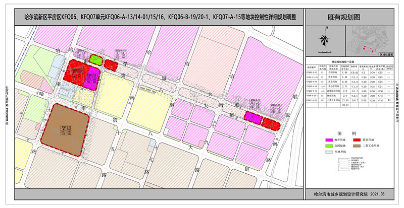 平房区最新规划出炉!地块性质涉及住宅,商业