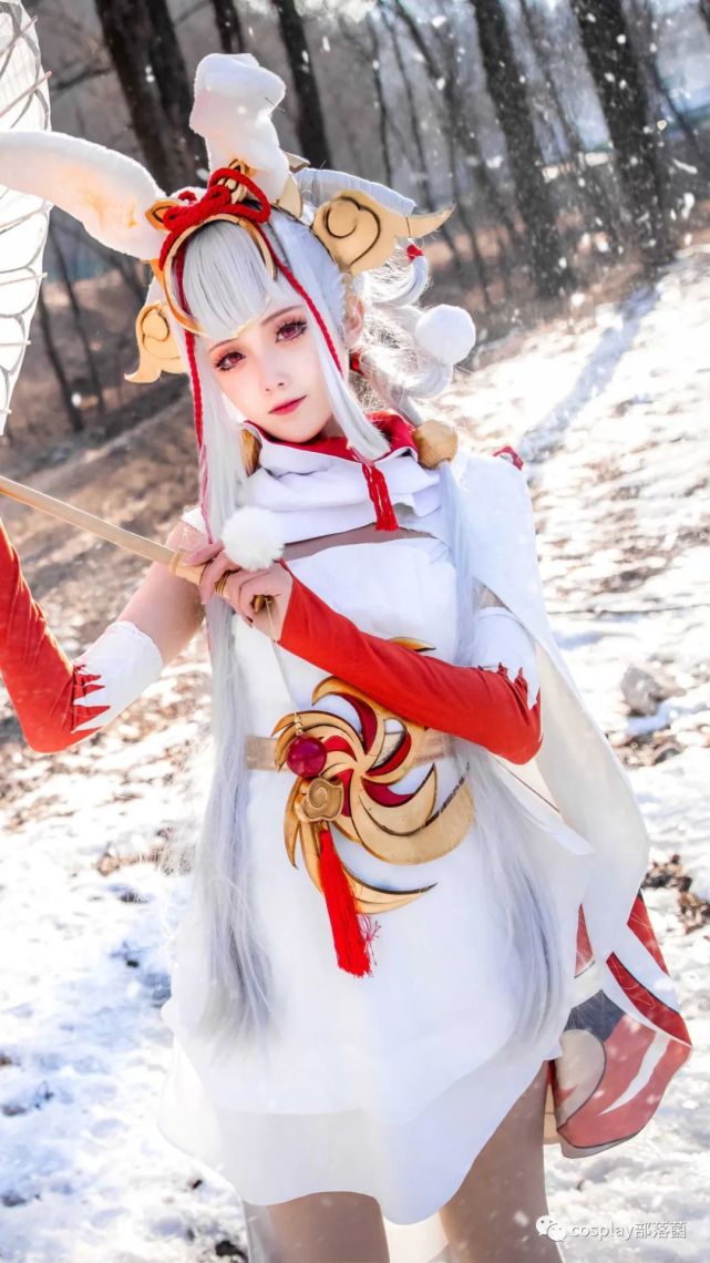 cos王者荣耀同人公孙离祈雪灵祝cos正片秋楚楚