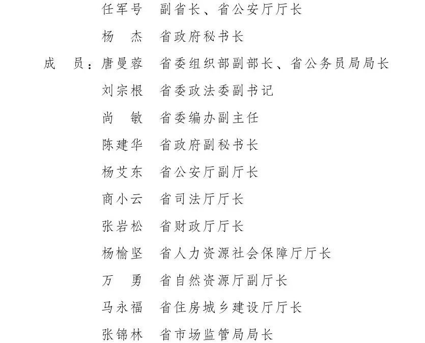 云南省人民政府办公厅关于成立云南省行政复议体制改革领导小组的通知