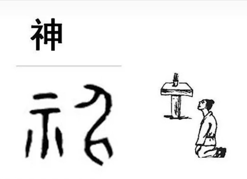 比如"寂"这个字的甲骨文长这样