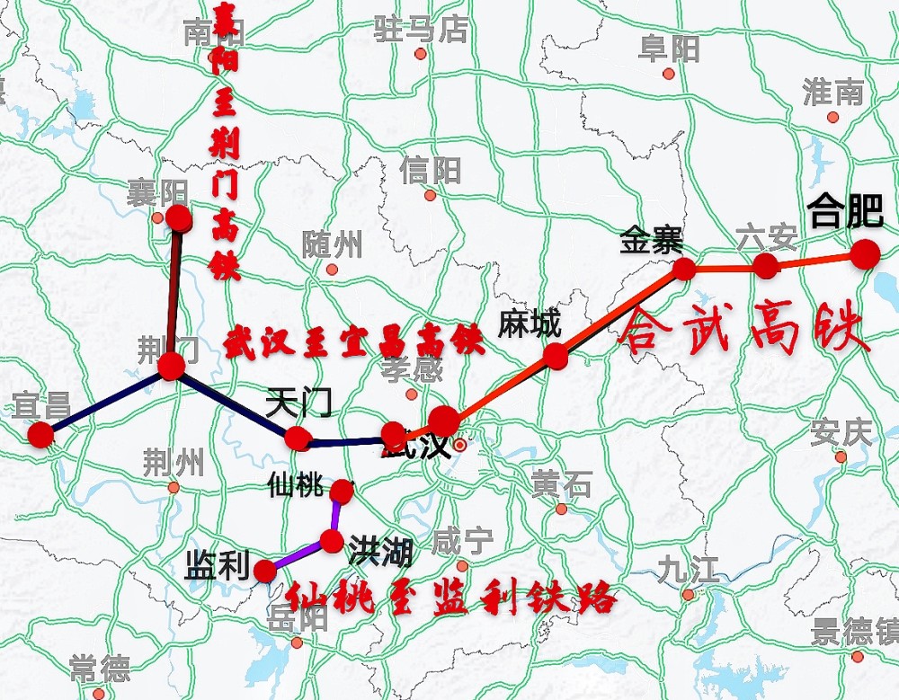 2021年,湖北计划开工建设5条铁路,2个铁路盲区县将因此脱盲