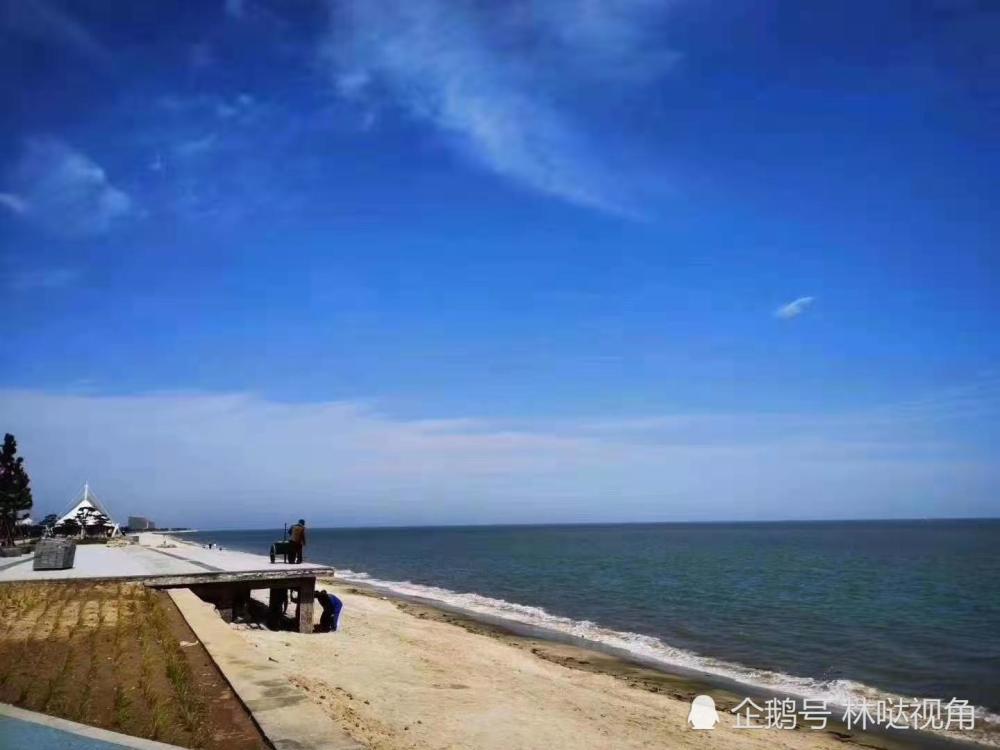 初春的乳山银滩乍暖还寒,滨海公园,海景房和海鲜