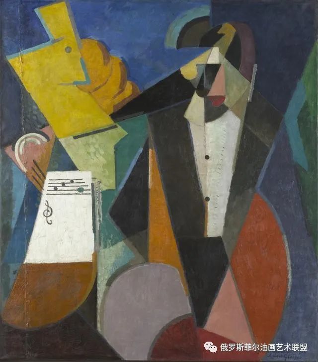 《伊戈尔·斯特拉文斯基肖像(portrait of igor stravinsky)1914年