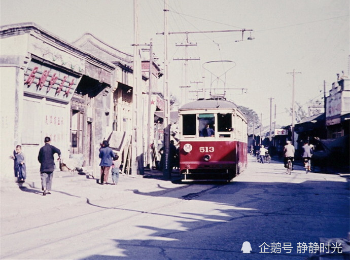 彩色老照片:这是60多年前的北京,带你看50年代这里的样子