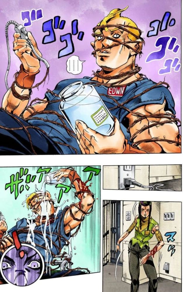 jojo的奇妙冒险 第6部:石之海-艾梅斯·罗斯提罗之胶带5