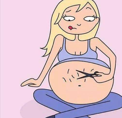 怀孕挺着大肚子是怎样的一种体验?5张漫画告诉你:孕妇