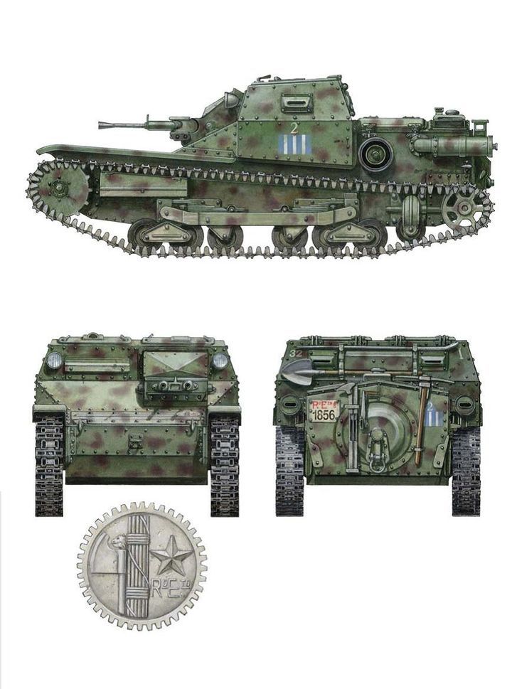 二战中的装甲婴儿车意大利cv33坦克