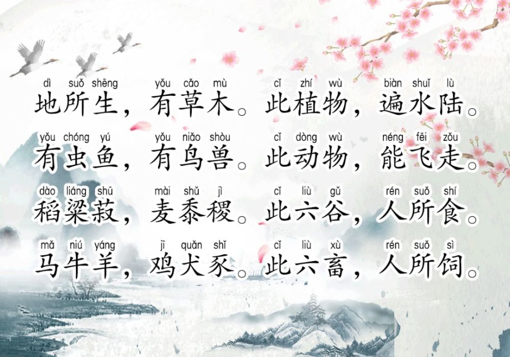 二丫讲故事丨《三字经》11:地所生,有草木