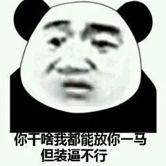 搞笑熊猫头拔剑斗图表情包