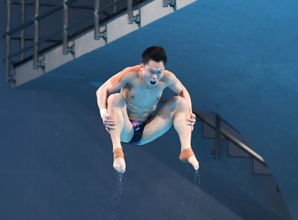 (体育)跳水——2021年中国跳水明星赛:男子三米跳板决赛赛况