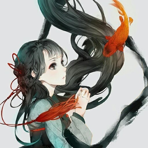 动漫女头|古风插画女生头像