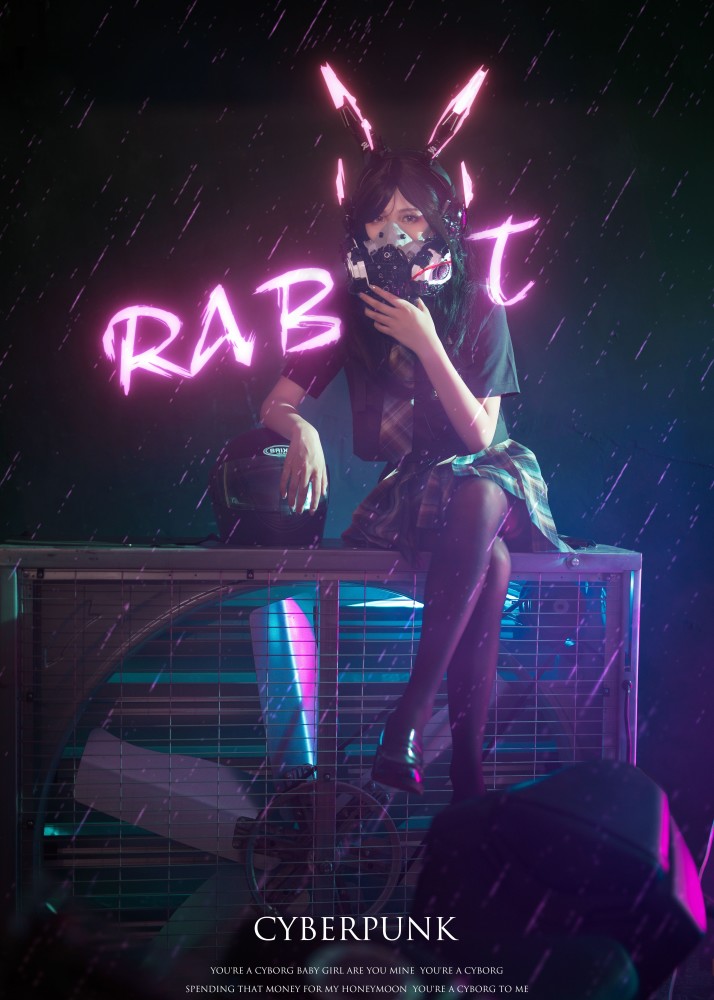 jk少女赛博朋克末日风少女参上