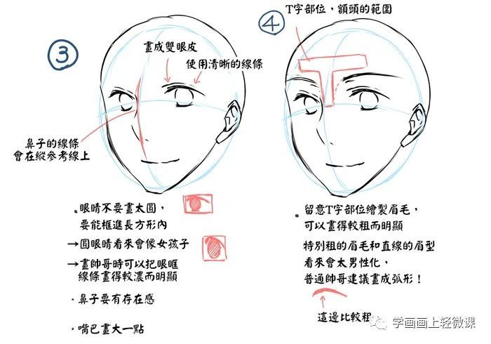 【绘画教程】来来来,手把手教你画帅哥了!