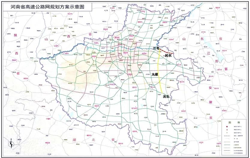 山东省规划的单曹高速,路线向西经褚庙乡北与濮阳至湖北阳新高速交叉