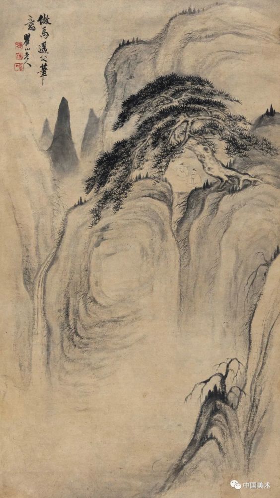 中国近现代国画家,擅画山水,山水画一代宗师.