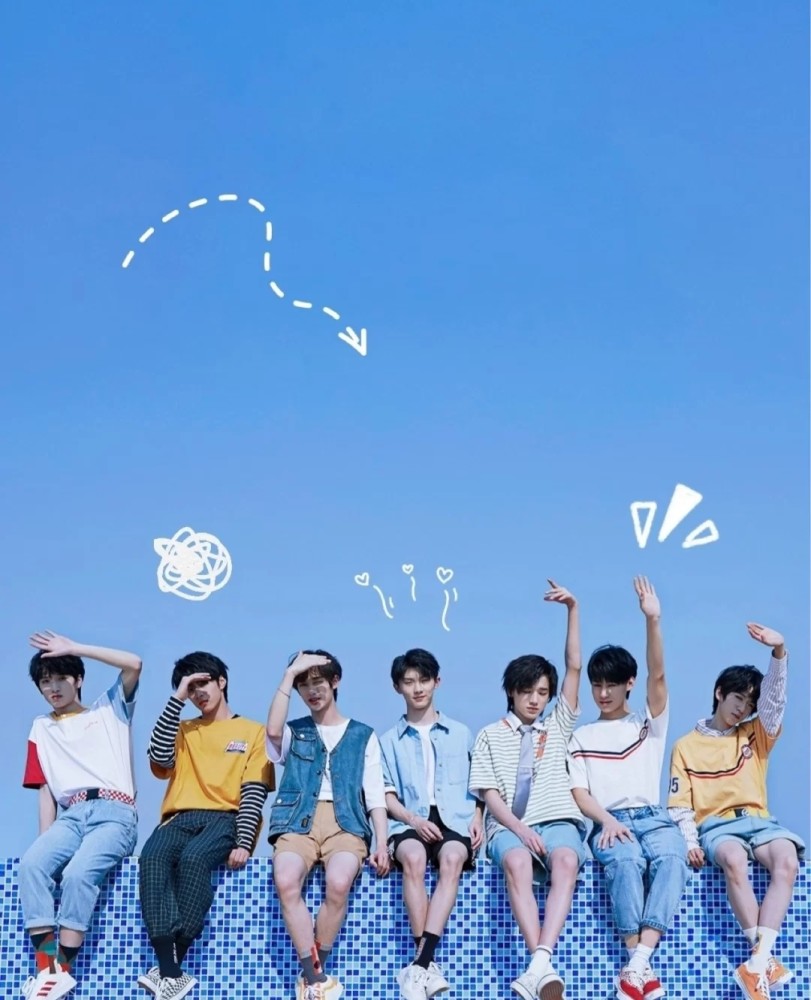 tnt时代少年团全员壁纸,小学生才做选择,我们大孩子就是都要_腾讯新闻