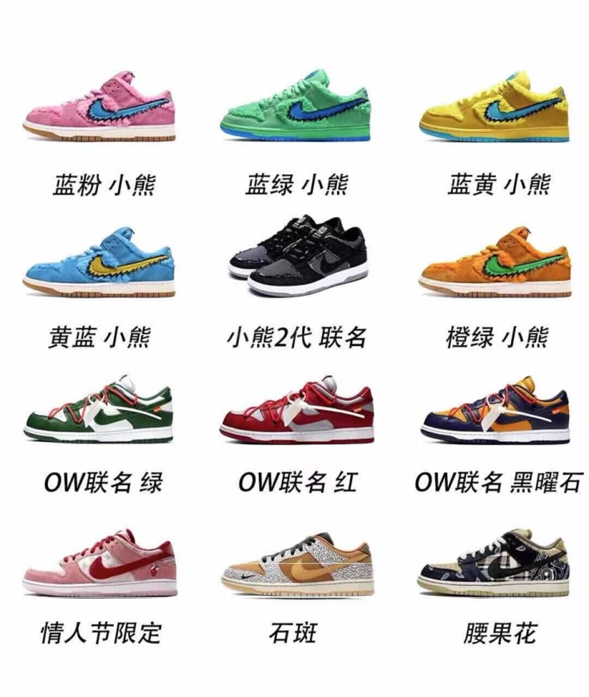 最全dunk合集