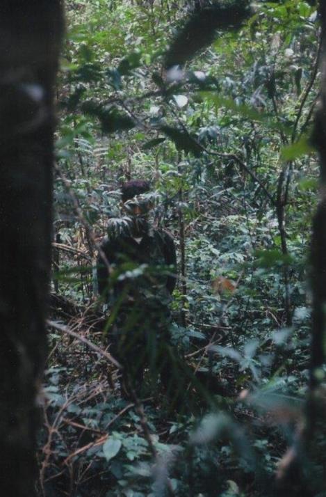 越战期间,美国空军参加丛林生存训练,菲律宾教官现场指导