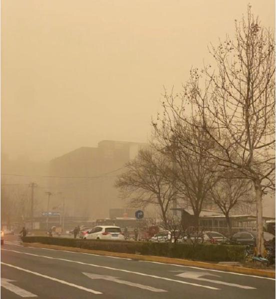 冷空气 大风 沙尘来袭!北方地区今春首现大范围沙尘暴