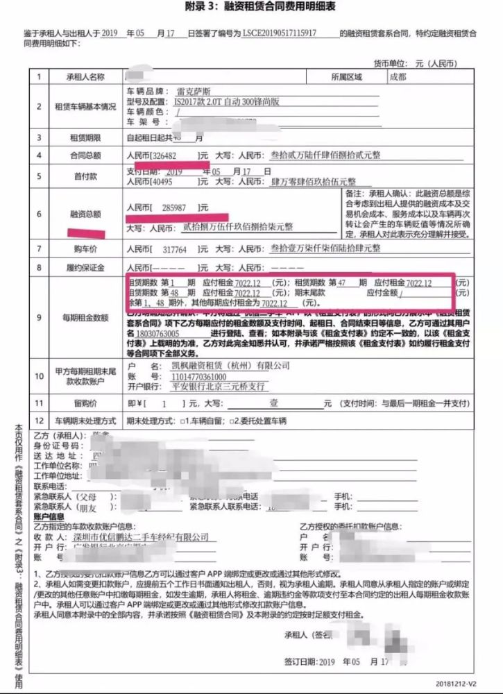 全面解析，二手车费用明细表