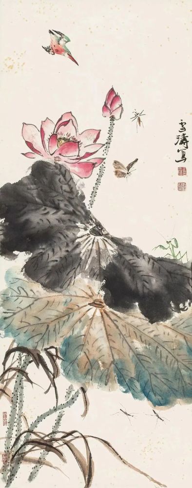【艺术中国】王雪涛写意荷花/art china