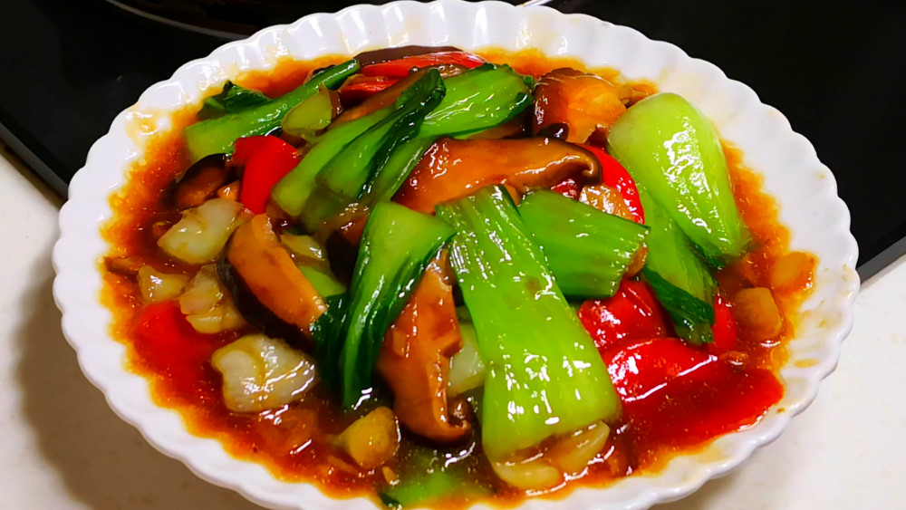 【香菇炒油菜】