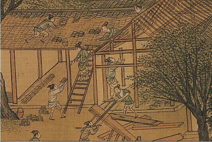 11张《清明上河图》超细节观察!当年的小孩头顶圆秃秃