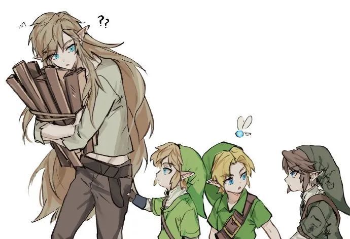 画师创作《塞尔达传说》林克同人图合集_腾讯新闻