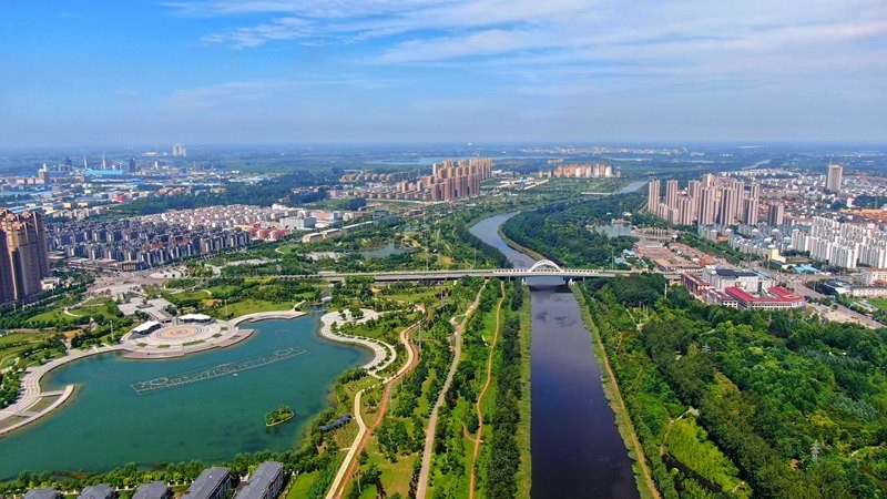 河南永城:满城拥翠绿意浓